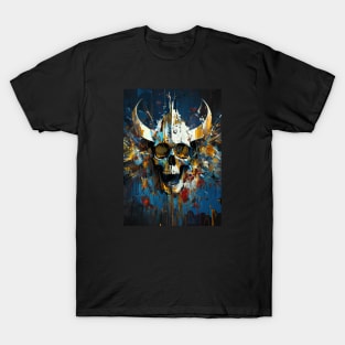 Grunge skull design T-Shirt